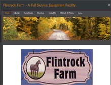Tablet Screenshot of flintrockfarm.com